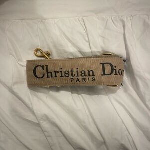 Christian Dior Tan Purse Strap